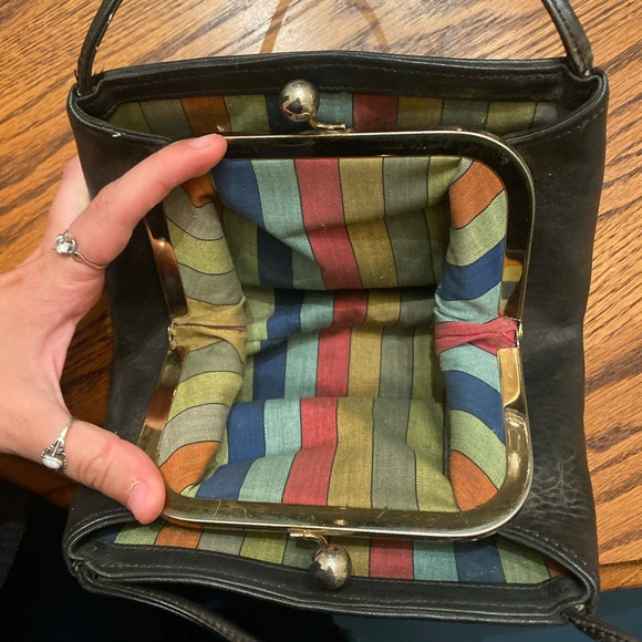 RARE 1960s bonnie cashin black bag coach VINTAGE - Picture 3 of 7